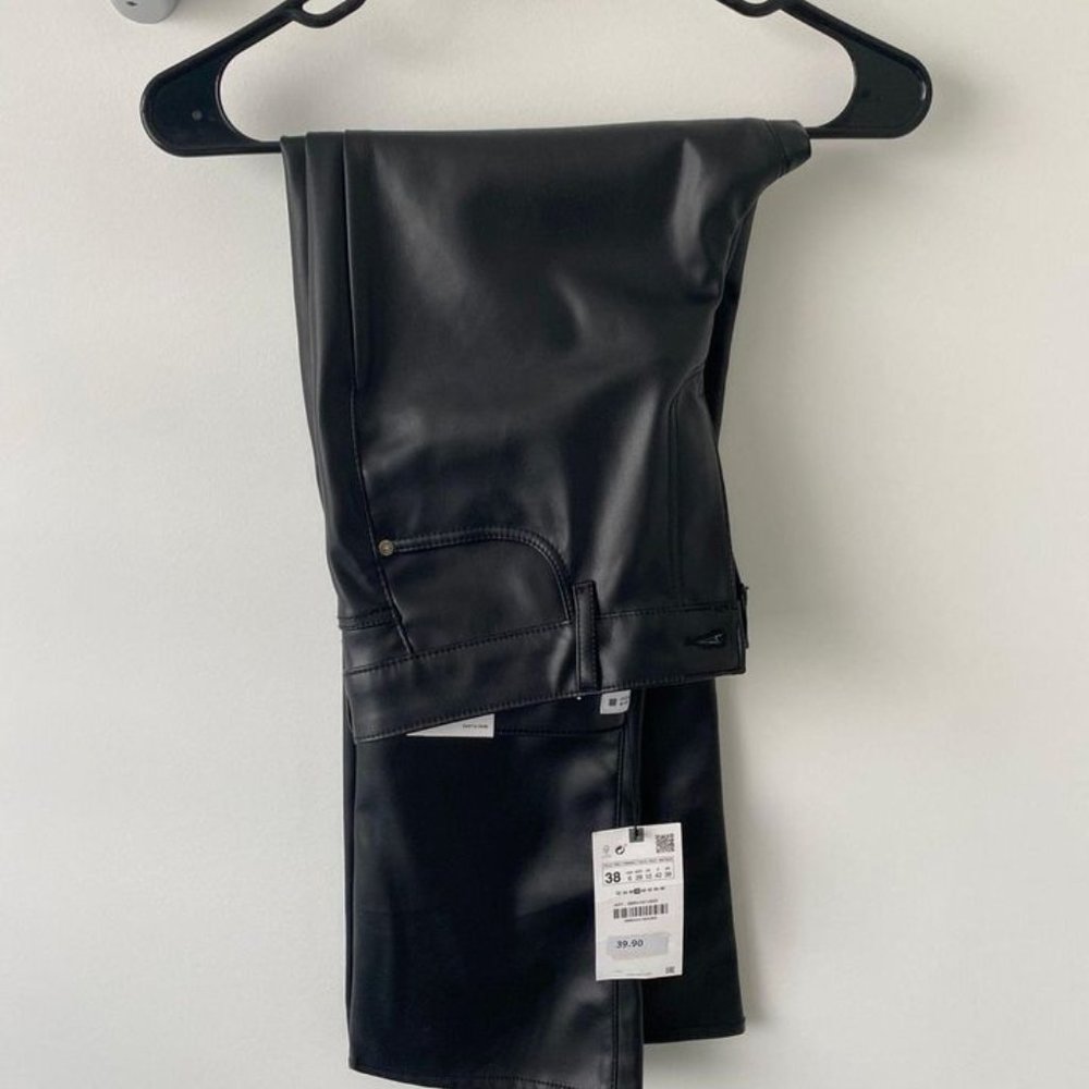 Zara leather pants
